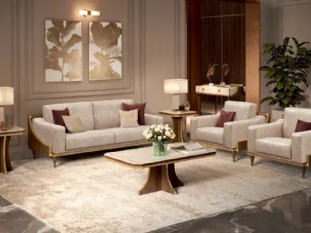 La poltrona Romantica di Arredoclassic incarna eleganza e comfort in un design senza tempo.