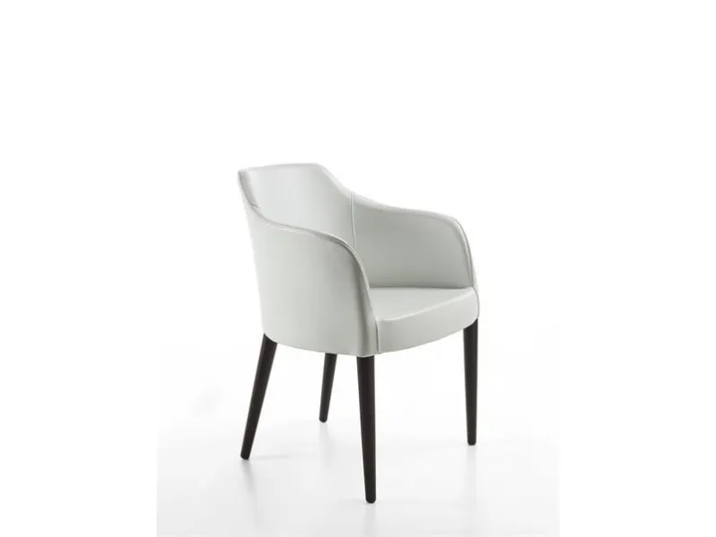 Poltroncina in pelle Rome di Ventura