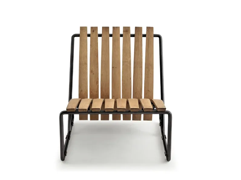 Poltroncina Sardinia in legno di Barrique di Riva1920