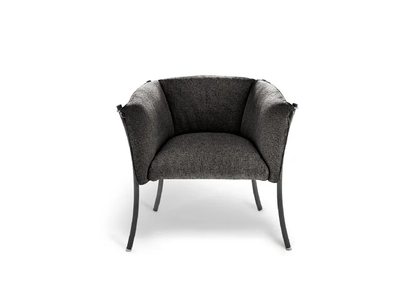 Poltroncina in tessuto Smeralda di De Padova