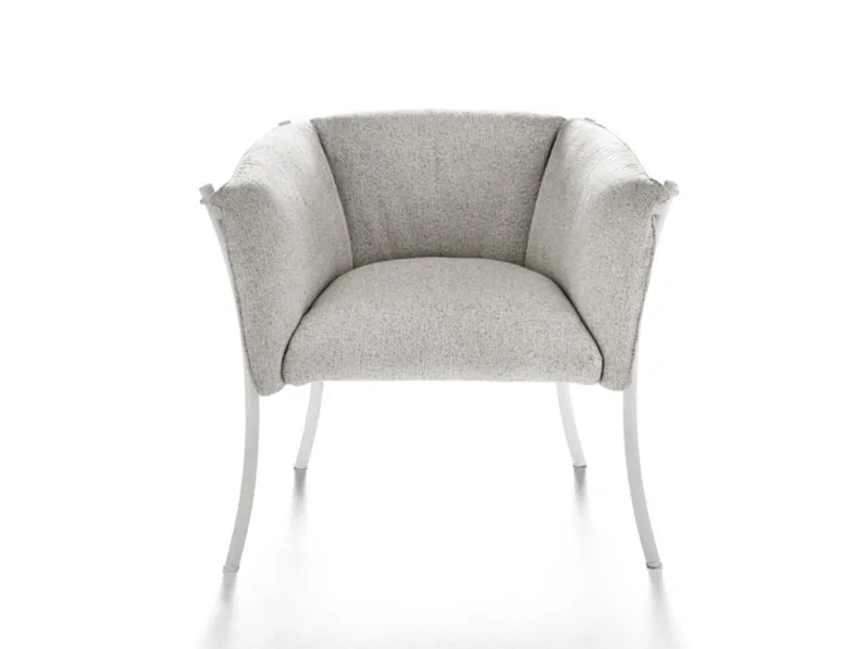 Poltroncina in tessuto Smeralda di De Padova