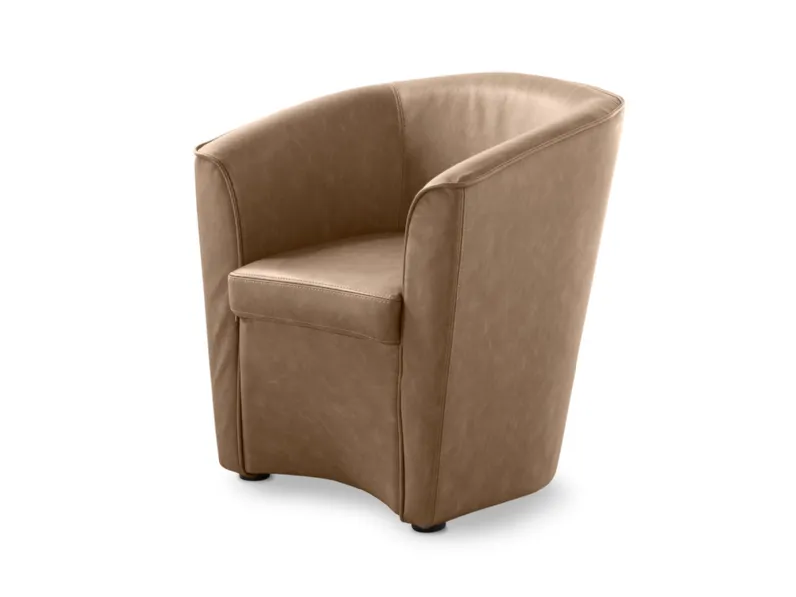 Poltroncina Clarissa in ecopelle di Stilfar Italia