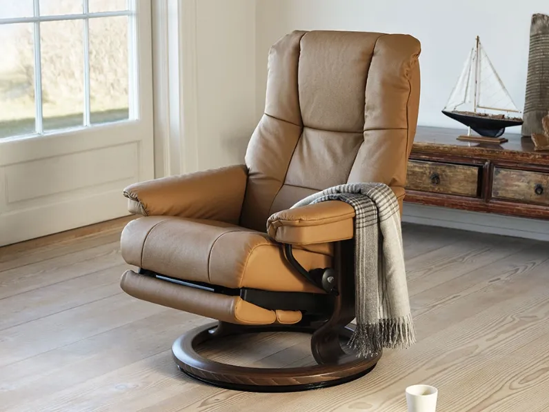 Poltrona in pelle Mayfair di Stressless