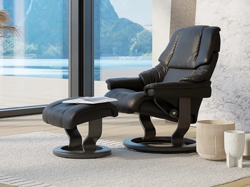 Poltrona in pelle Reno di Stressless
