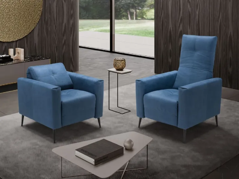 Poltrona in pelle Sugar di Egoitaliano