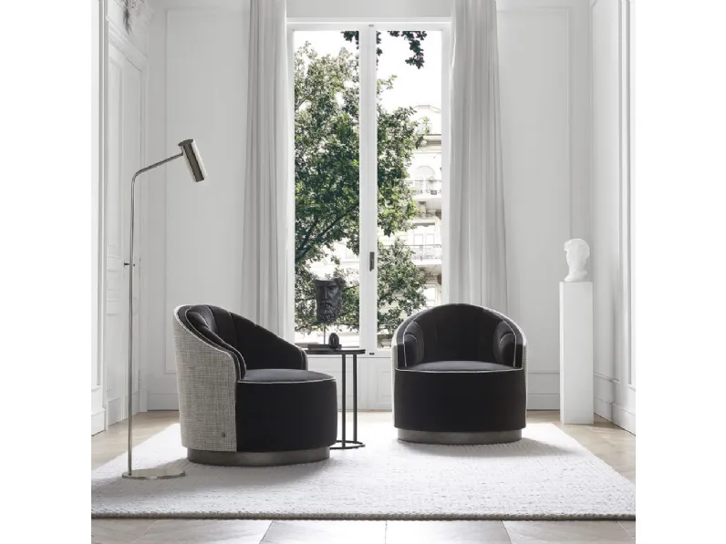 Poltrona Swing in tessuto imbottito di Tosconova