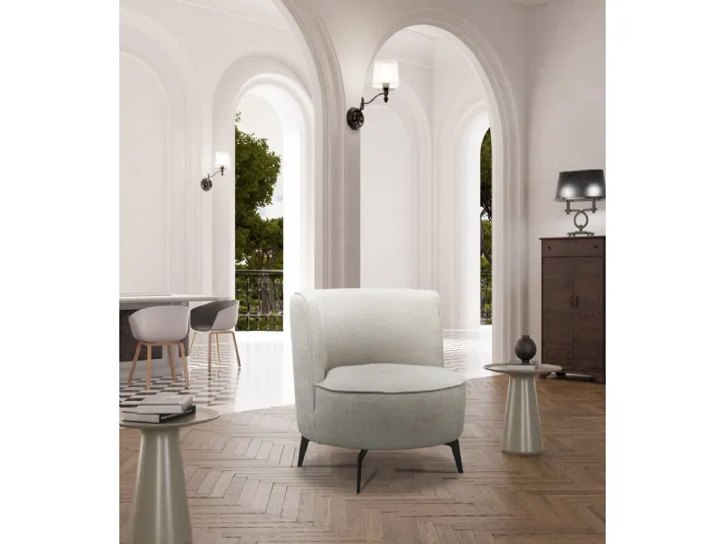 Poltroncina in pelle Talia di Cuborosso