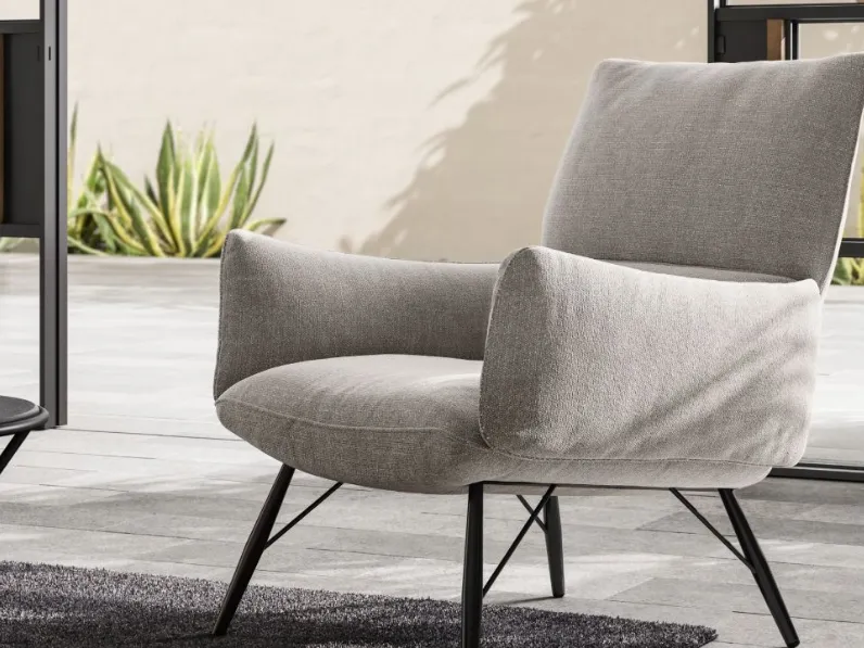 Poltroncina in tessuto Talia di Natuzzi