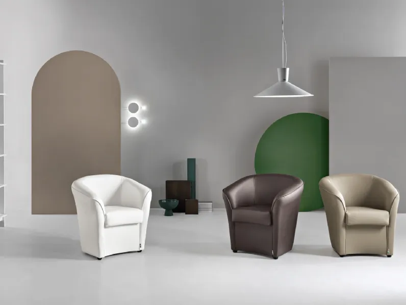 Poltroncina Valentina in Ecopelle di Ikone Casa