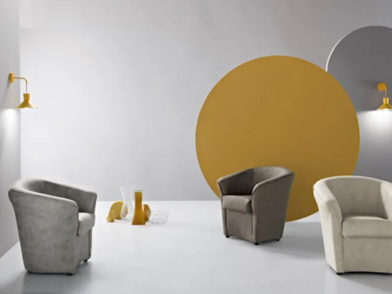 Poltroncina Valentina Nabuk di Ikone Casa