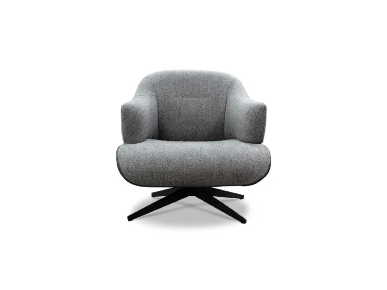 Poltroncina in tessuto Valery di Cuborosso