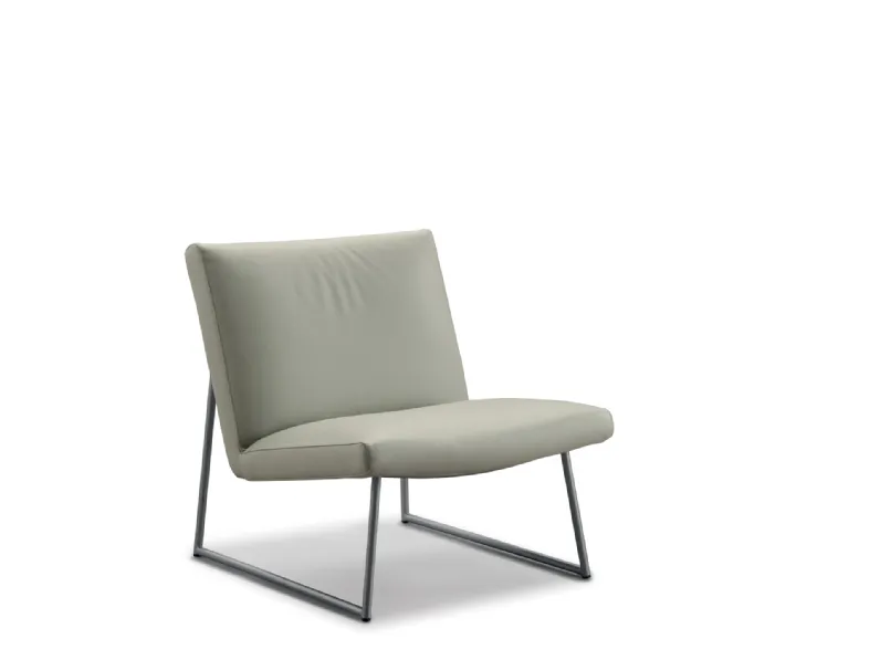 Poltroncina in pelle Mima di Valmori