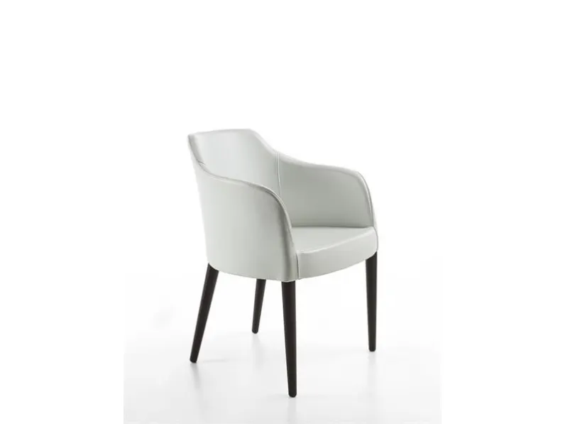 Poltroncina in pelle Rome di Ventura