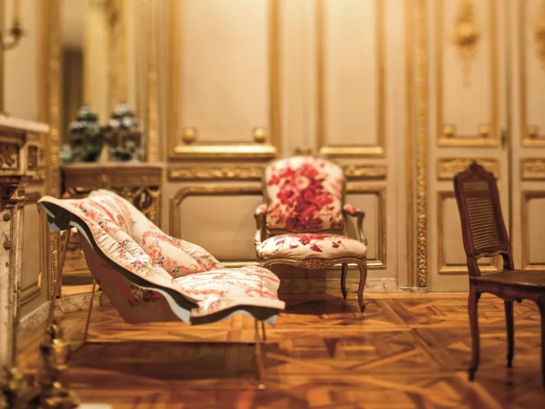 Poltrona in tessuto Volant di Moroso