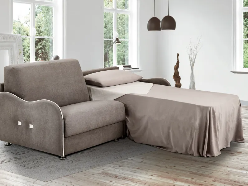 Divano con doppio letto Titti Basic di Aerre