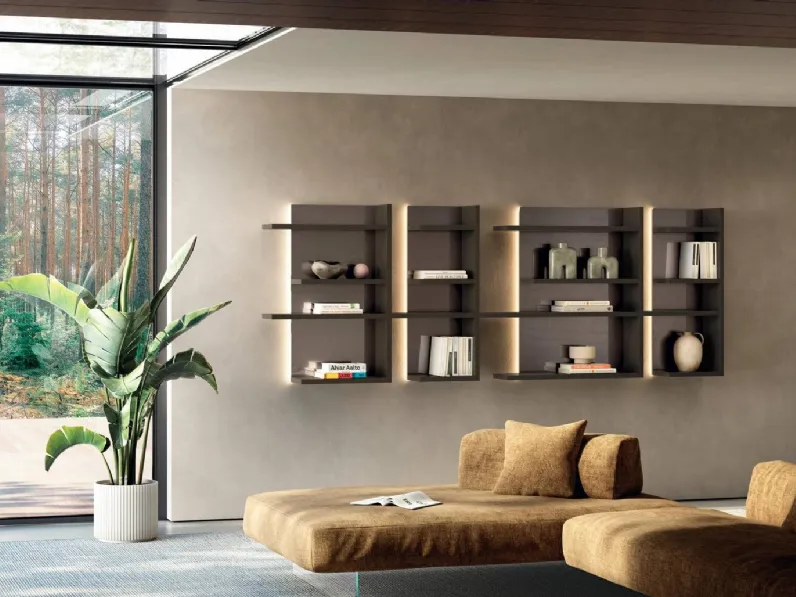 Divano con penisola Air Soft Free di Lago