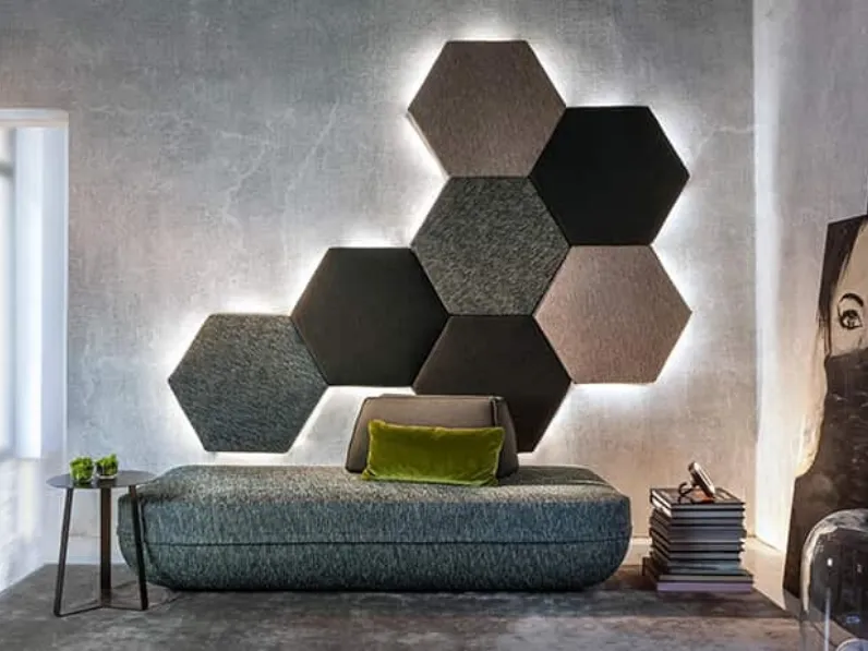 Divano lineare Alain di Barzaghi Salotti