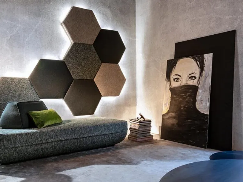 Divano lineare Alain di Barzaghi Salotti