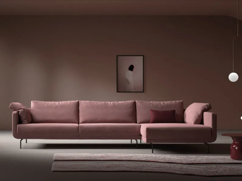 Divano con penisola Alex di Biba Salotti