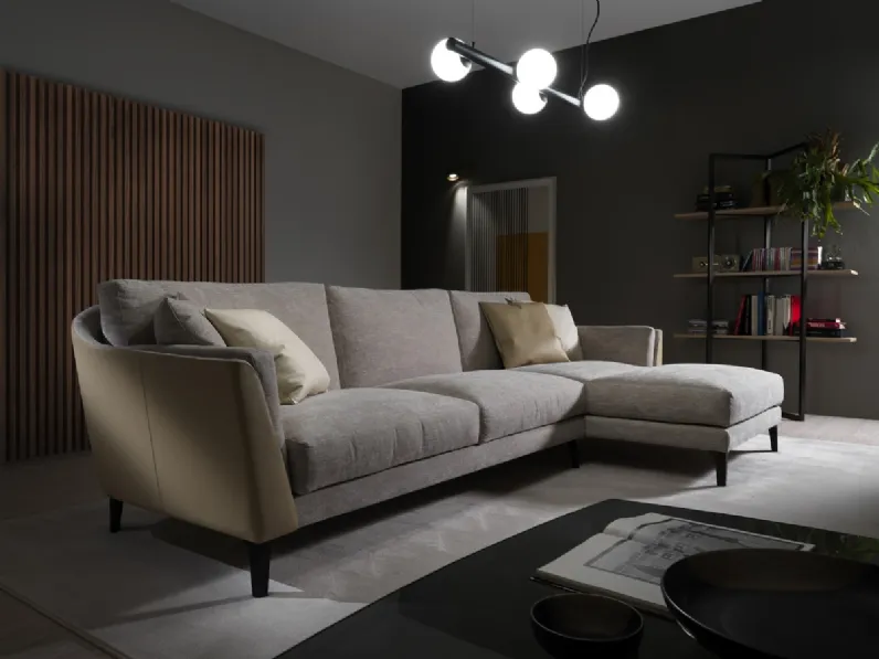 Divano con penisola Alfred di Albani