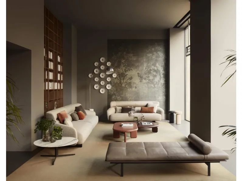 Divano lineare Ares di Lema