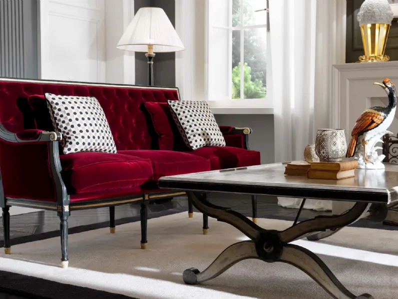 Divano classico in tessuto Art 2095 di Vittorio Grifoni