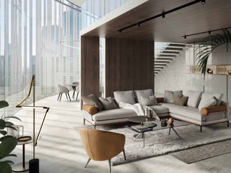 Divano angolare Byron di Art Nova