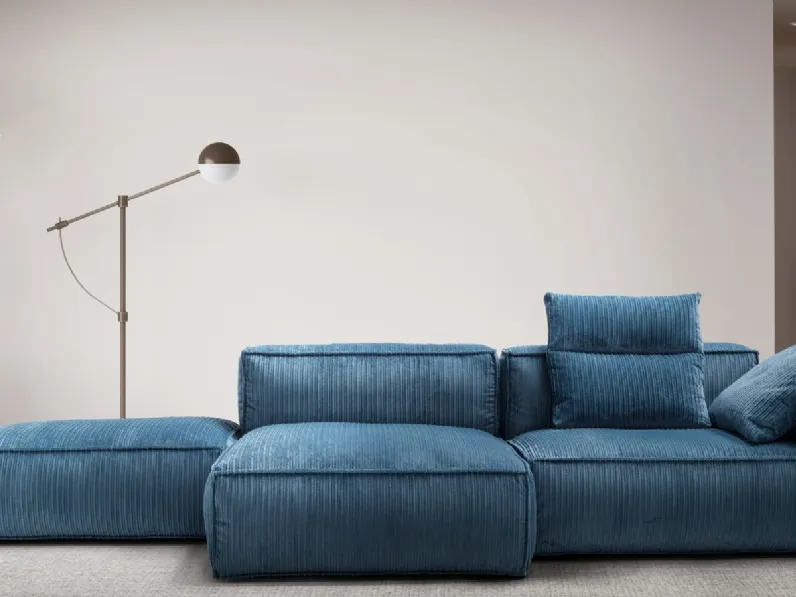 Divano con penisola Astor di Franco Ferri