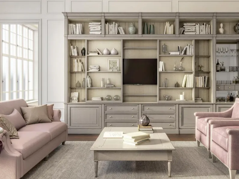 Divano lineare in pelle Atelier di Busatto