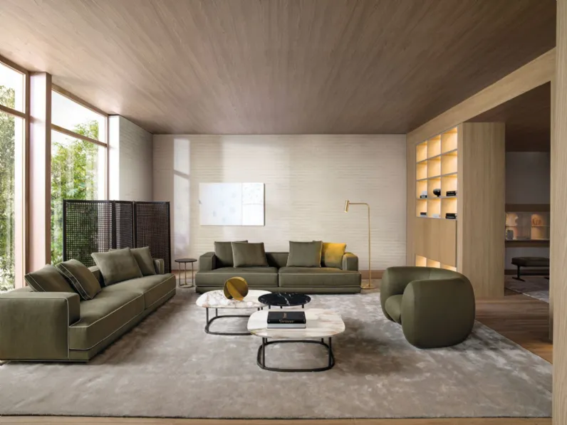 Divano lineare Augusto di Molteni & C