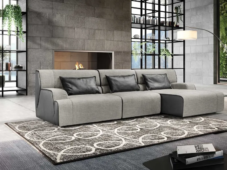 Divano componibile con penisola Babouche di Egoitaliano