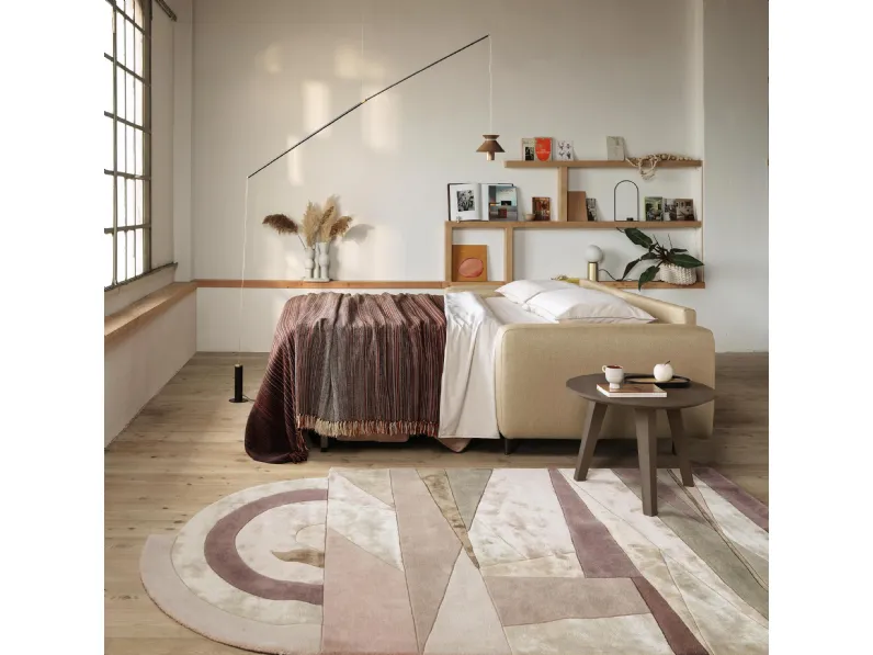 Divano letto in tessuto Baltimora di Spagnol Salotti