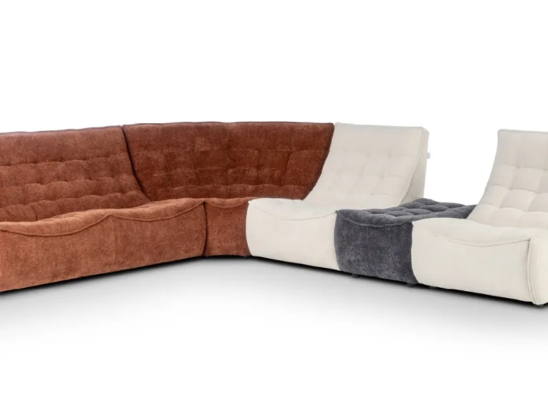 Divano angolare Banjo Relax di Calia