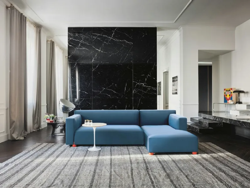 Divano con penisola Barber Osgerby Sofa di Knoll