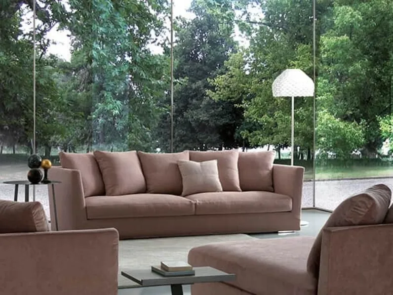 Divano lineare Bart di Barzaghi Salotti