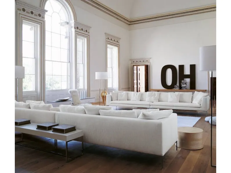 Salotto in tessuto Charles Large di B&B Italia