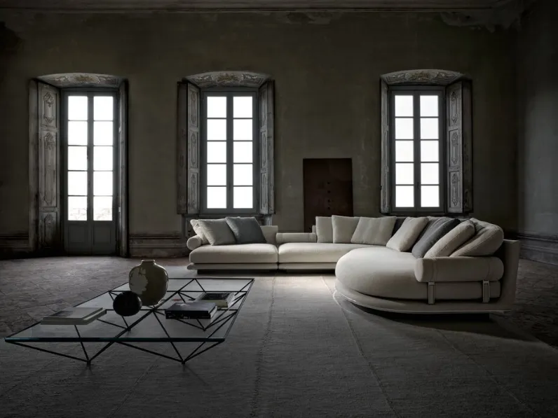 Divano angolare con penisola Noonu di B&B Italia