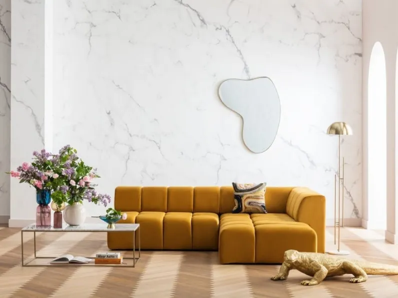 Divano con penisola Belami di Kare Design