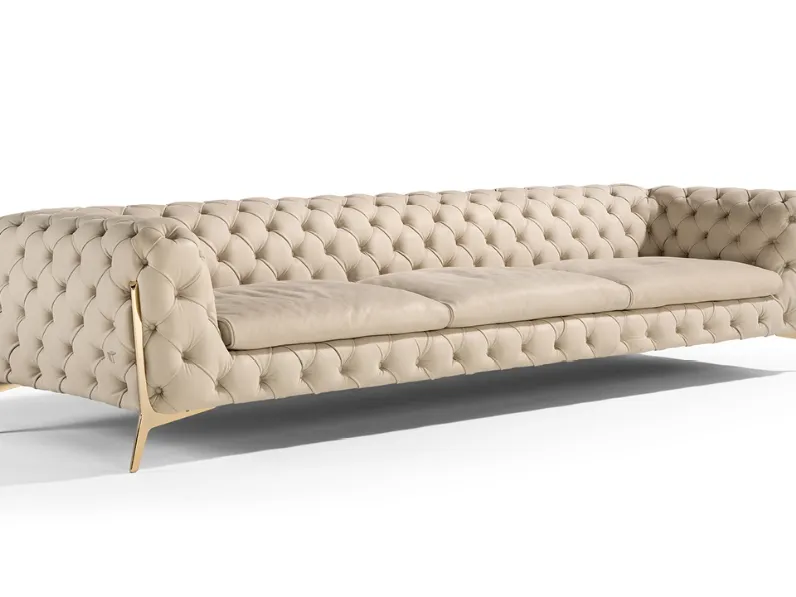 Divano lineare Belle Epoque di Calia