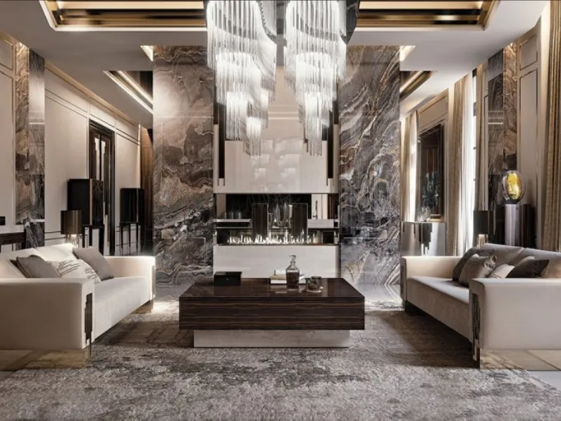 Divano lineare Belle Epoque di Reflex