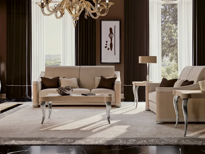 Salotto in tessuto Aura Berillo di Valderamobili