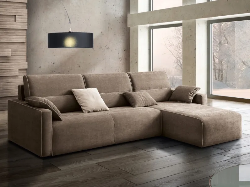 Divano con penisola Ilona di Biel