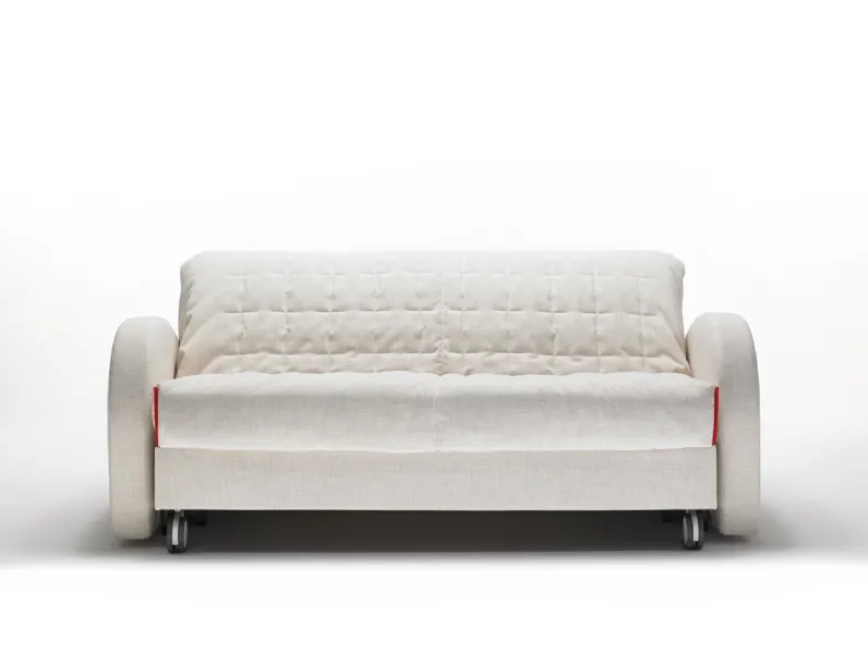 Divano Letto in tessuto imbottito con braccioli arrotondati BK 129 Vintage di BK Group