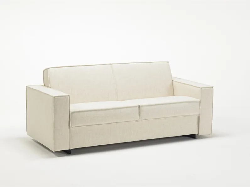Divano Letto lineare in tessuto imbottito BK 126 di BK Group