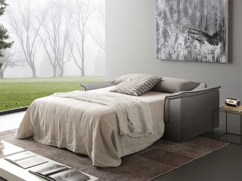 Divano Letto matrimoniale in tessuto Boomer di Crippa Salotti