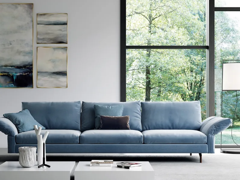 Divano moderno in tessuto Bravo di Biba Salotti