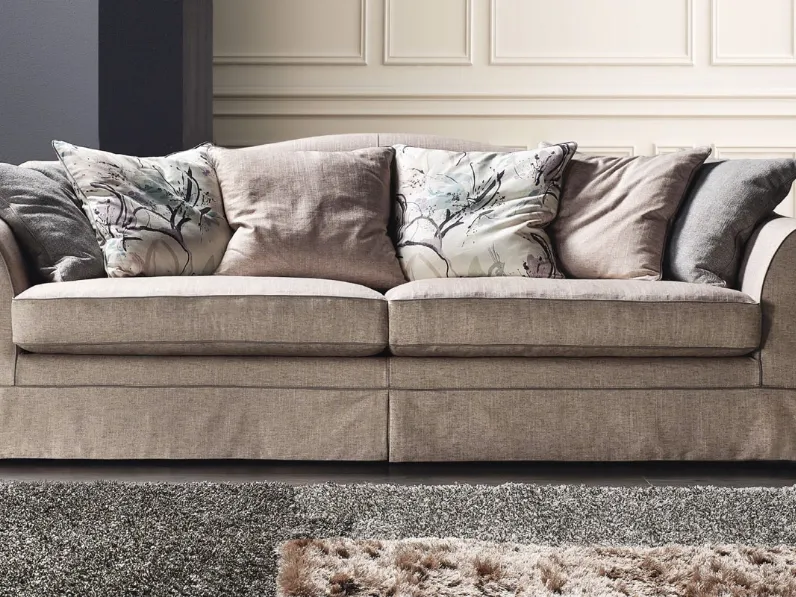 Divano lineare Brera di Cava Divani