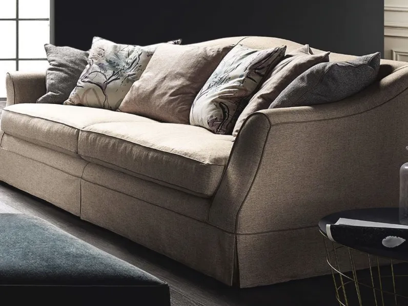 Divano lineare Brera di Cava Divani