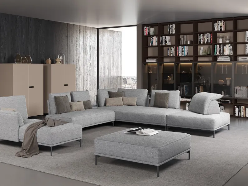 Salotto in tessuto Brixton di Febal Casa