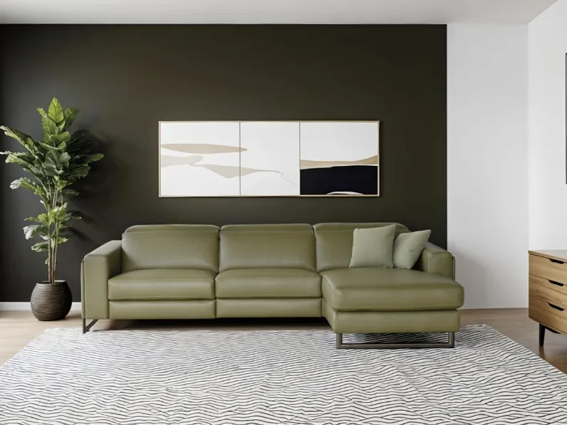 Divano Relax con penisola Lione di Bruma